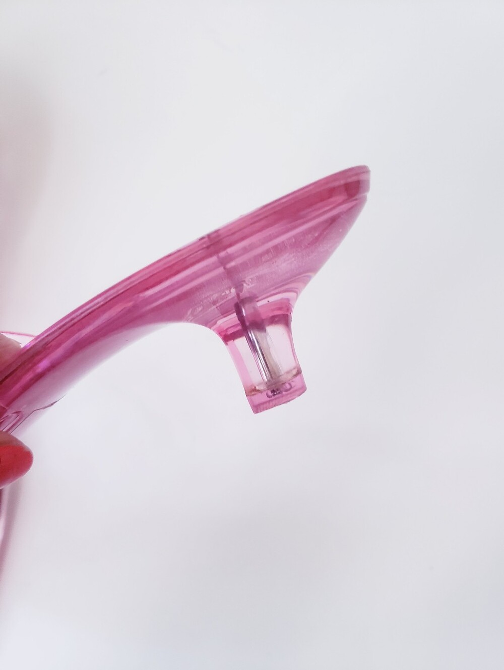 Steve Madden Pink Clear Kittem Heels - Picture 7 of 12